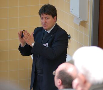 Prof. Boccacini hält Vortrag in Brno