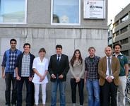 Gruppenfoto vom Besuch an der McGill Universität in Montreal, Kanada