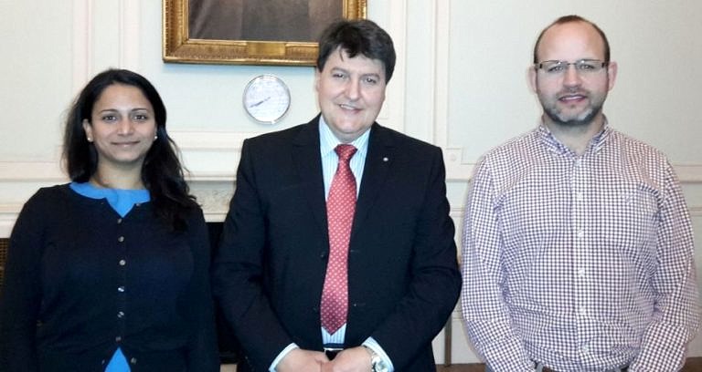 Prof. Boccaccini bei der London Material Society