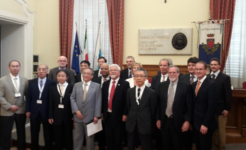 Prof. Boccaccini mit anderen WAC Mitgliedern