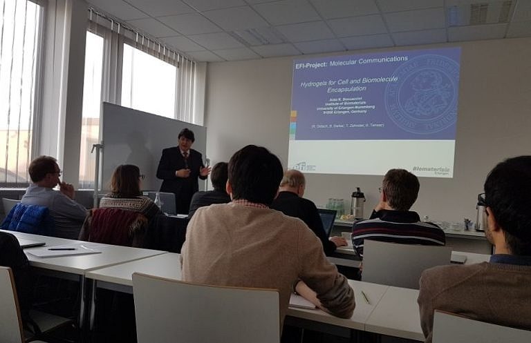 Emerging Fields Initiative: Erstes Molecular Communications Projekttreffen