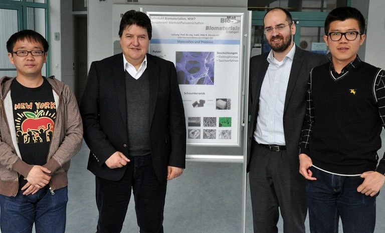 Zusammenarbeit zwischen Darmstadt und Erlangen im Bereich bioaktiver Gläser: DFG Projekt-Treffen in Erlangen