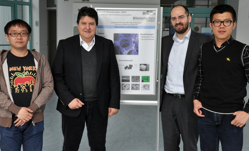 Zum Artikel "Zusammenarbeit zwischen Darmstadt und Erlangen im Bereich bioaktiver Gläser: DFG Projekt-Treffen in Erlangen"