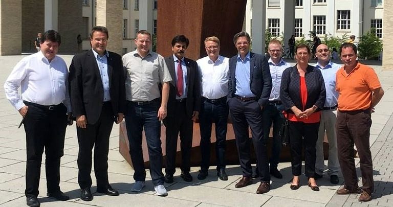 Prof. Boccaccini beim Treffen der MSE Themenkoordinatoren an der TU Darmstadt