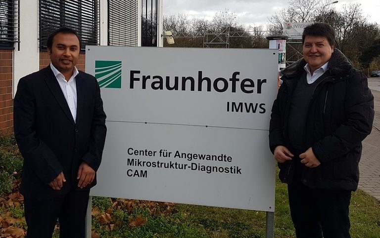 Besuch der Fraunhofer IMWS in Halle