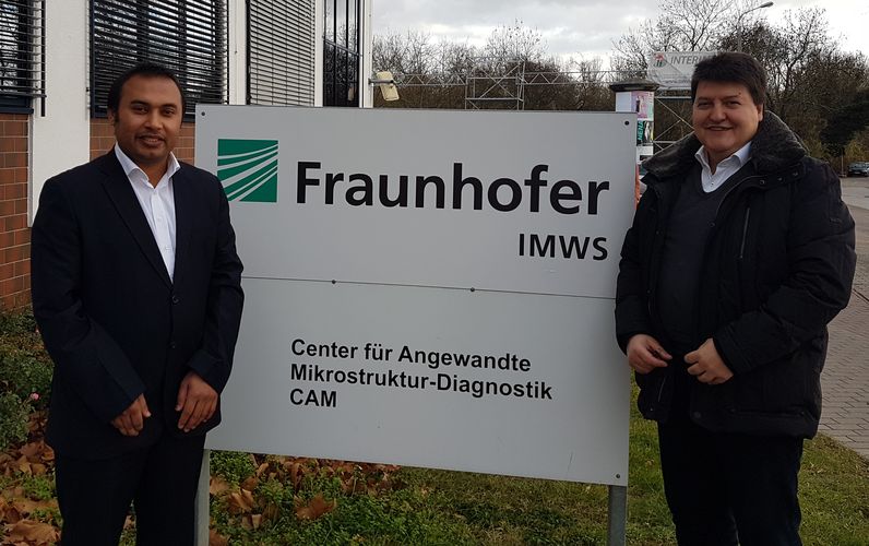 Zum Artikel "Besuch der Fraunhofer IMWS in Halle"