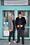 Prof. Boccaccini mit Dr. Jonny Blaker