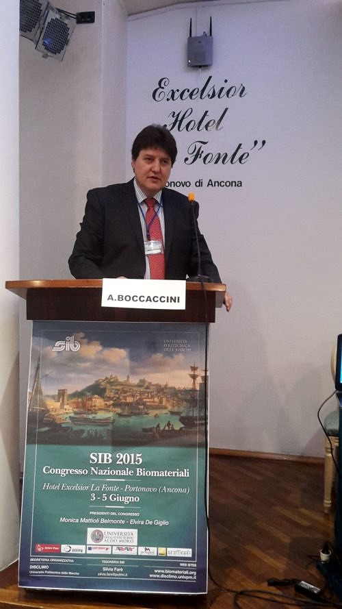 Zum Artikel "Prof. Boccaccini hielt Festvortrag beim Kongress der Italienischen Gesellschaft für Biomaterialien in Ancona"