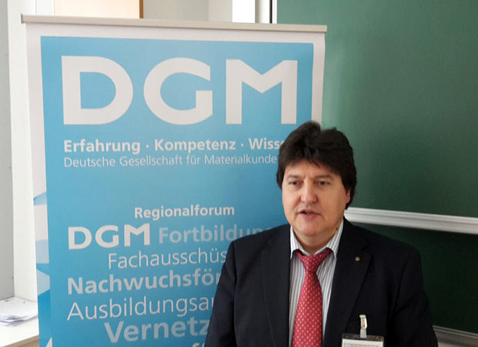 Prof. Boccaccini bei der DGM Tagung in Wien