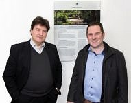 Prof. Boccaccini zusammen mit Prof. Sesselmann