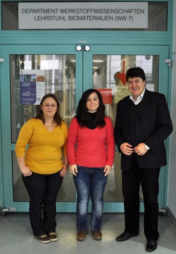 Dr. Goudouri, Elefteria Roumeli und Prof. Boccaccini