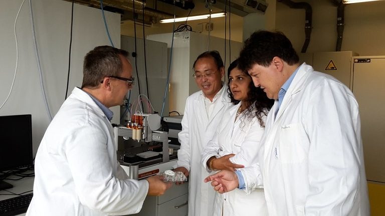 Projektpartner aus Großbritannien besuchten unser neues Gebäude