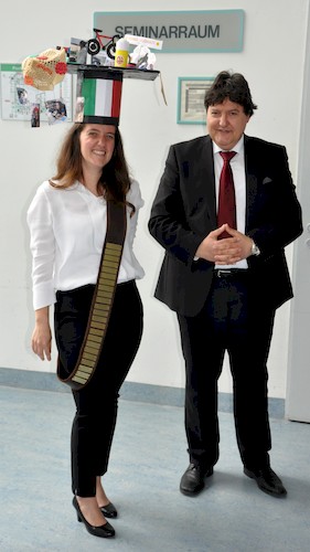 Francesca und Prof. Boccaccini