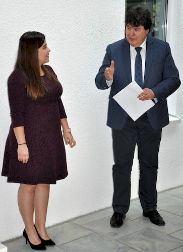 Laura und Prof. Boccaccini