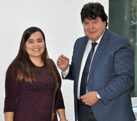 Laura und Prof. Boccaccini