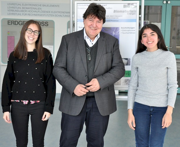 Unsere diesjährigen I.DEAR Studentinnen mit Prof. Boccaccini