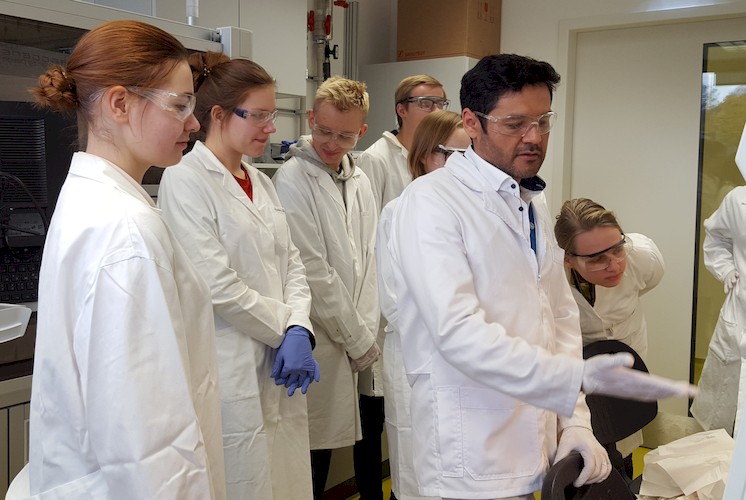 Während der Experimente