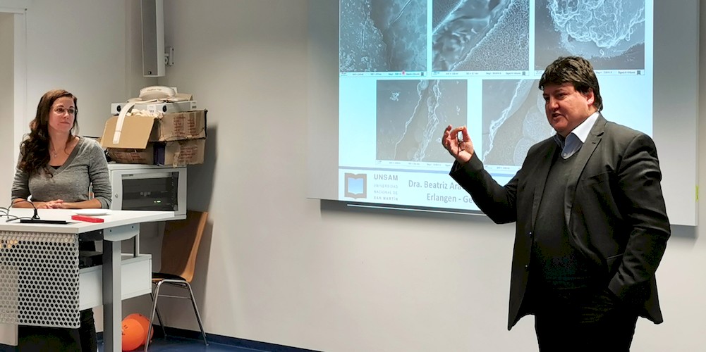 Prof. Boccaccini und Dr. Araoz