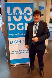 Prof. Boccaccini beim 100 Jährigen Jubiläum der DGM.