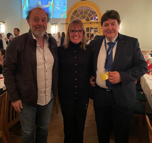 Prof. Boccaccini mit PRof. Alini und Prof. Rau