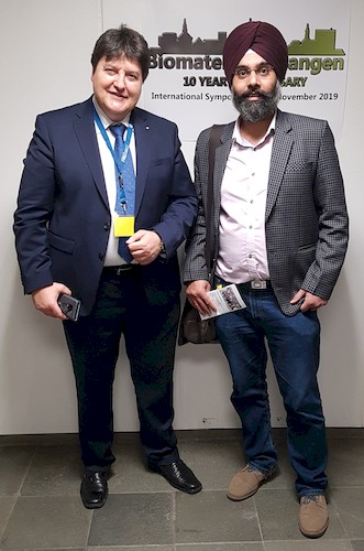 Prof. Boccaccini und Prof. Sukhdepp