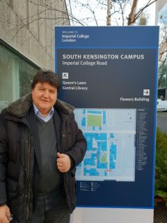 Prof. Boccaccini bei seinem Besuch am Imperial College London.