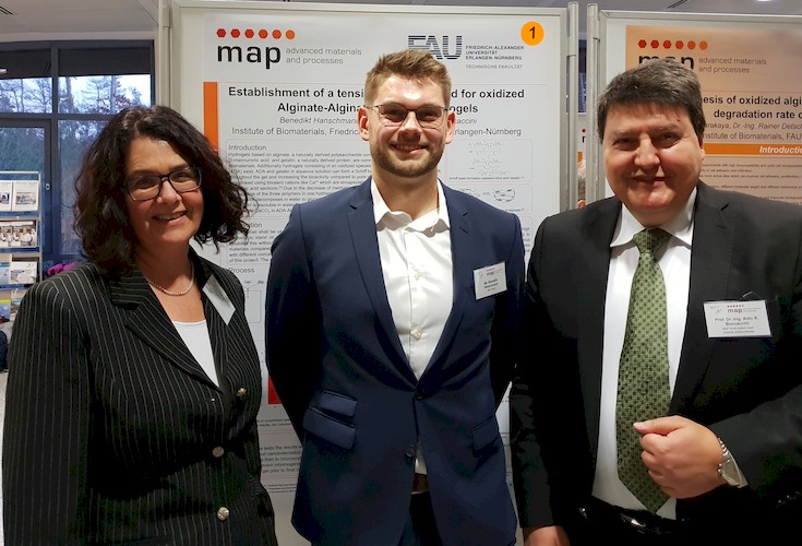 Prof. Boccaccini mit Dr. Will und Herrn Hanschmann