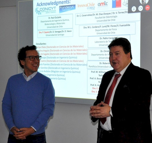 Prof. Palza und Prof. Boccaccini