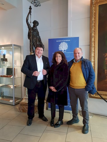 Prof. Boccaccini mit Prof. Vilarinho und Prof. Moreno