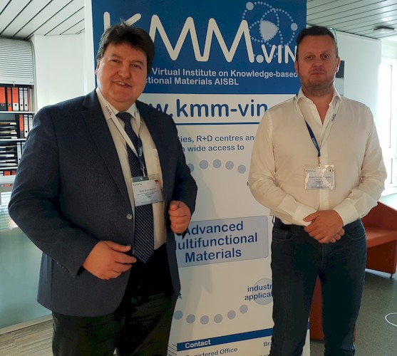 Prof. Boccaccini zusammen mit Prof. Frederico Smeacetto bei der Generalversammlung von KMM-VIN.