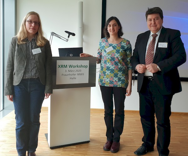 Prof. Brauer, Dr. Araceli, und Prof. Boccaccini