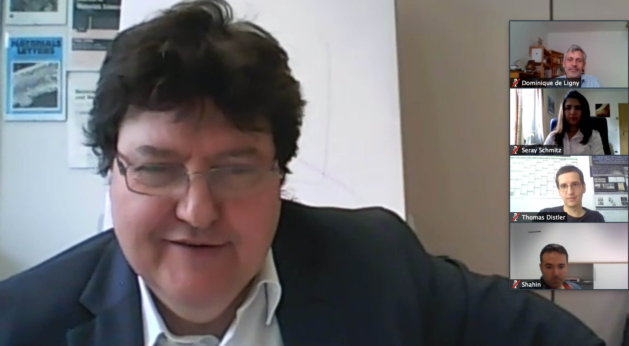 Prof. Boccaccini und einige Teilnehmer des WW Kolloquiums