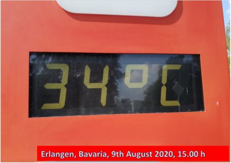 Ende des Sommersemester 2020 in Erlangen bei 34°C