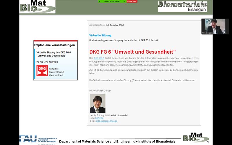 DKG Online Sitzung