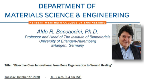 Zum Artikel "Als eingeladener Redner hielt Prof. Boccaccini einen Vortrag an der Universität von Florida"