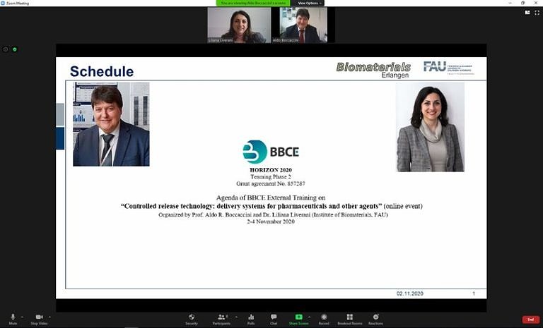 Erfolgreiches Online-Training im Rahmen des EU-Projekts BBCE