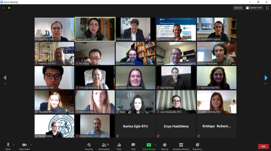 Teilnehmer der virtuellen BBCE Trainingssession.