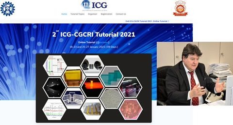 Zum Artikel "Prof. Boccaccini hielt einen eingeladenen Vortrag beim 2. ICG-CGCRI Tutorial on Glass 2021"