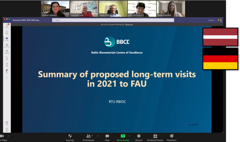 „Forschung in progress“ Meeting: Baltic Biomaterials Centre of Excellence