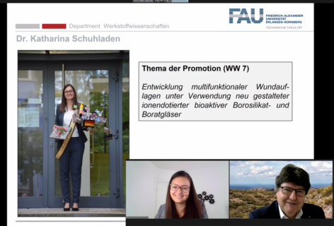 Zum Artikel "Preis für die beste Doktorarbeit des Department Werkstoffwissenschaften für Dr. Katharina Schuhladen"