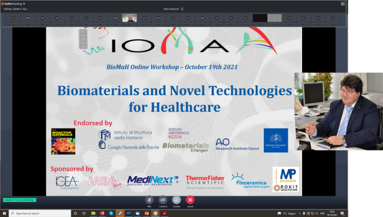 Prof. Aldo R. Boccaccini hält Hauptvortrag beim BioMaH Workshop