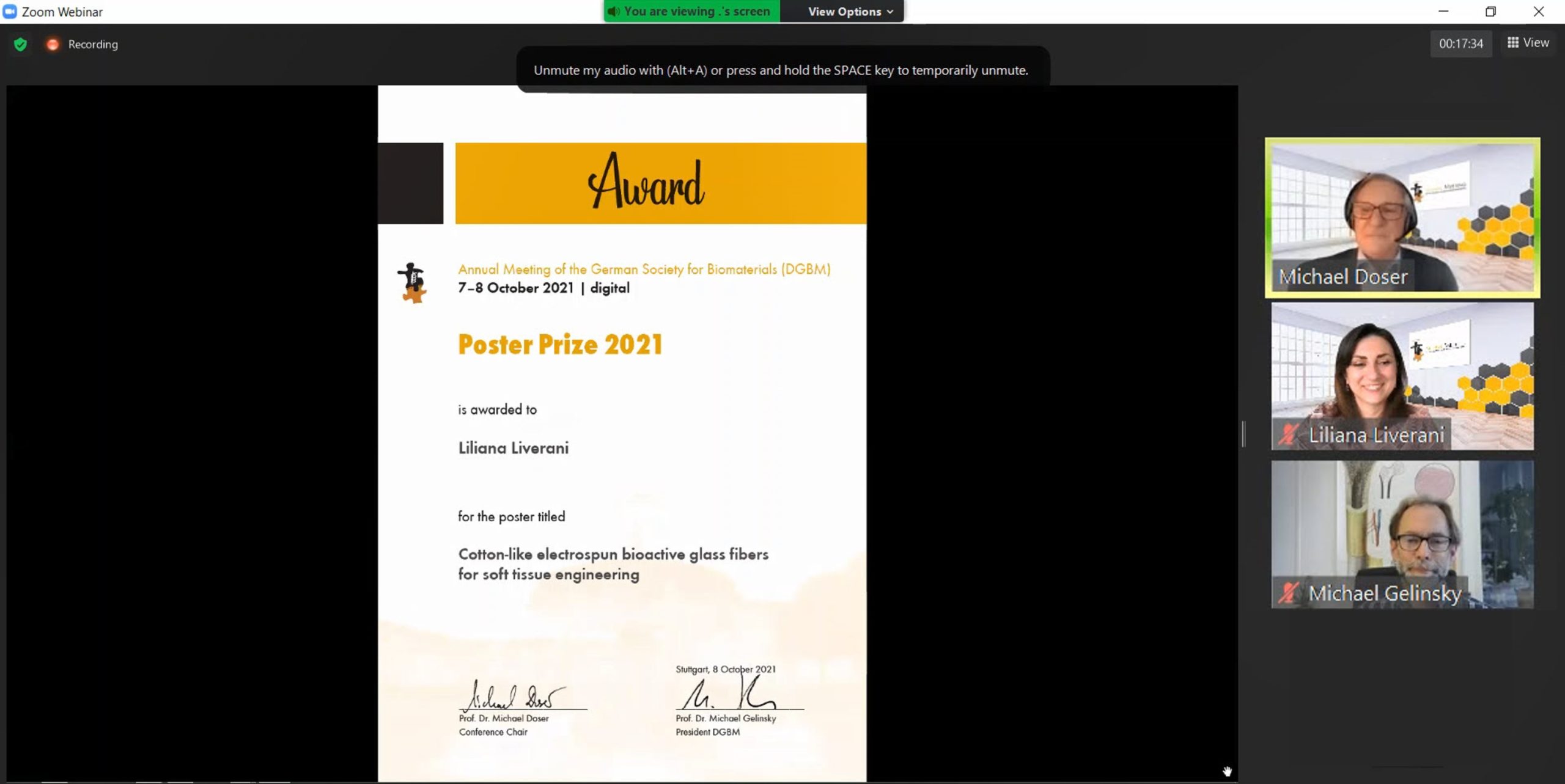 Dr. Liliana Liverani 