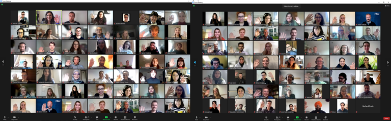 Erste Lehrstuhlvollversammlung im Wintersemester 21/22