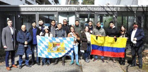 Zum Artikel "Lehrstuhl Biomaterialien empfängt Besuch von Studenten der Technischen Universität Pereira, Kolumbien"