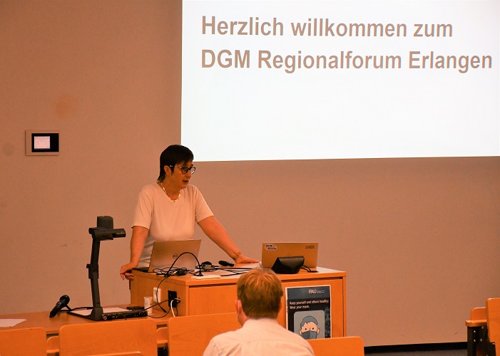 Redner des DGM Regionalforums