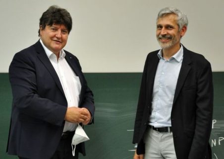 Prof. Boccaccini und Prof. De Ligny