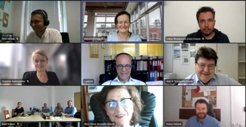 Screenshot des FunGlass Online Meetings