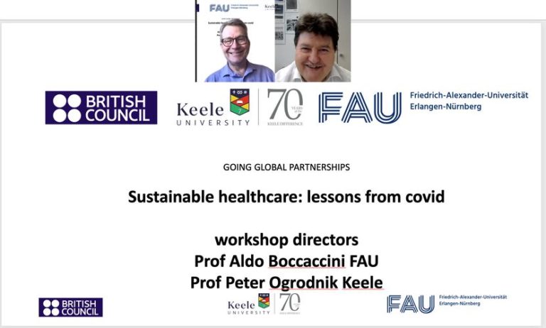 Britisch-deutscher Workshop „Sustainable Healthcare: Lessons from Covid“