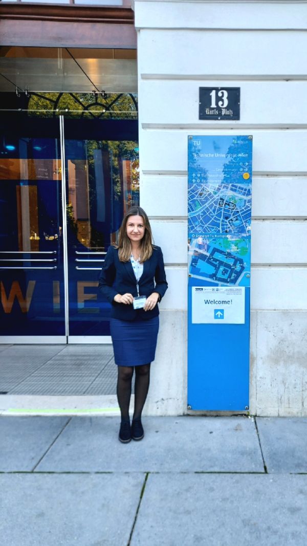 Frau Zoya Hadzhieva beim KMM-VIN Workshops in Wien 2022