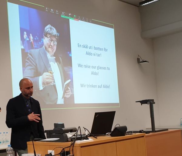 Geburtstagsgrüße an Prof. Boccaccini während des Symposiums zu seinem 60. Geburtstag